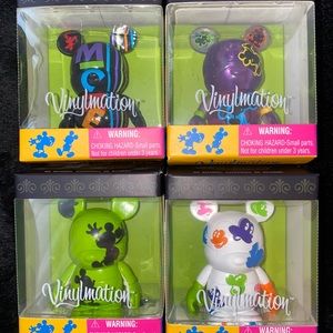 Oh Mickey Vinylmation - Complete set of 4